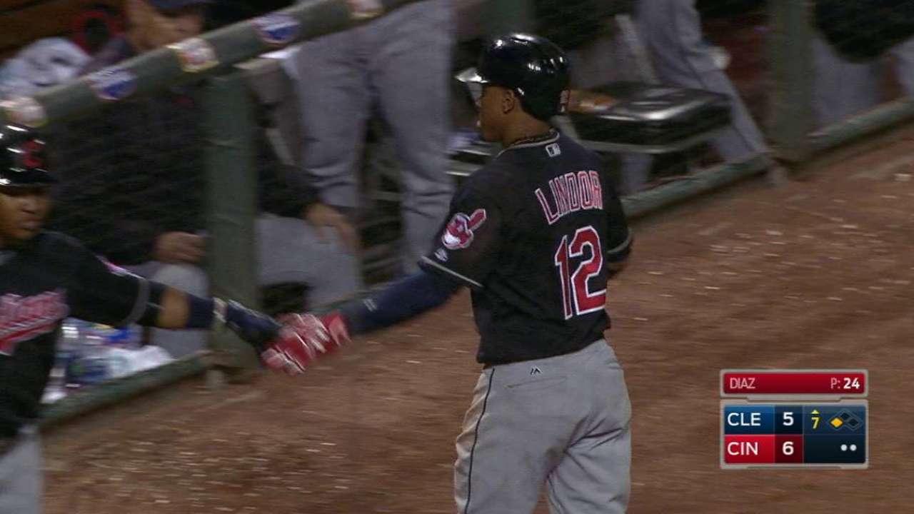 Lindor's RBI groundout