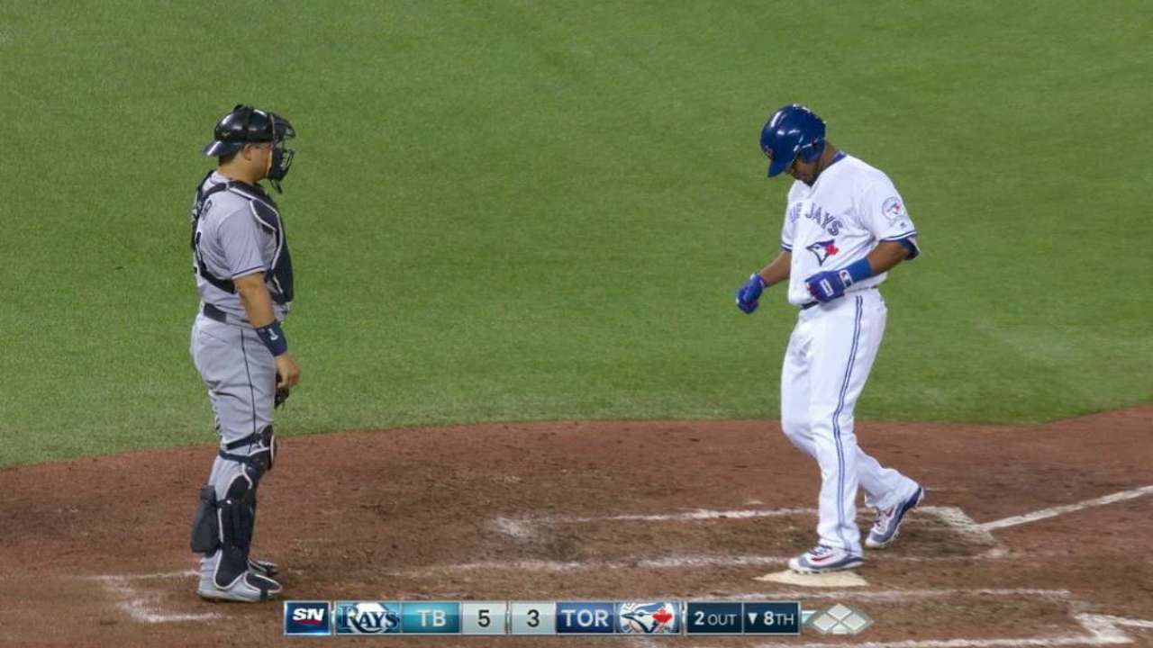 Encarnacion homers to center