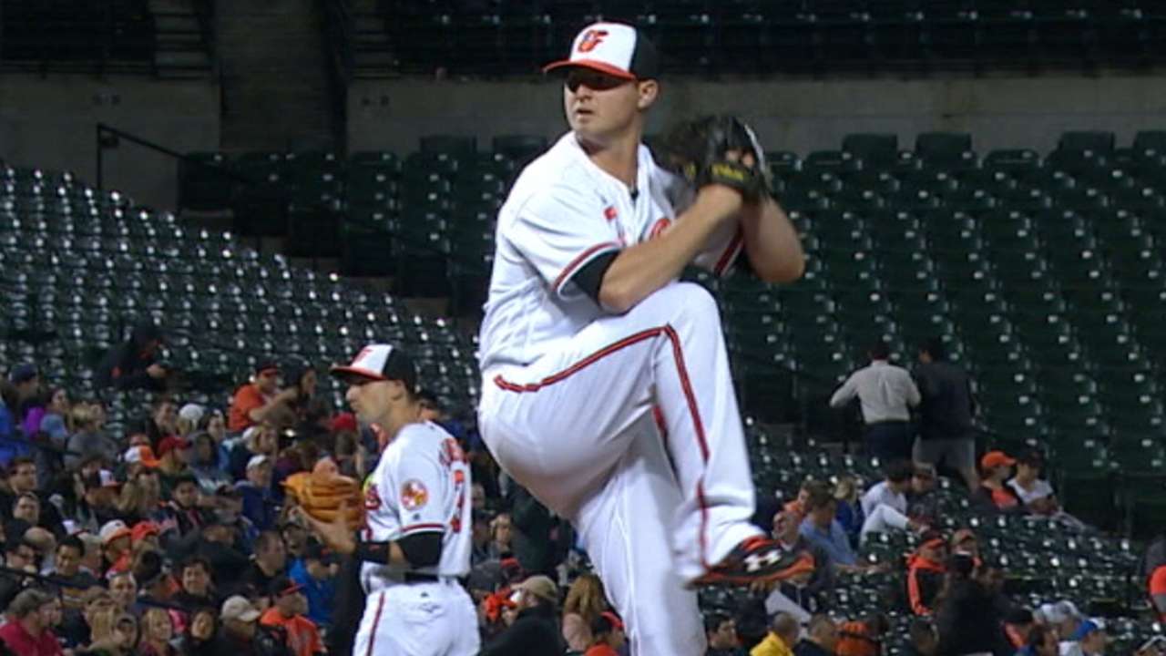 Britton works five-out save