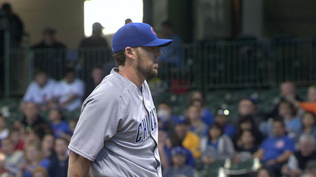 Lackey throws six solid innings