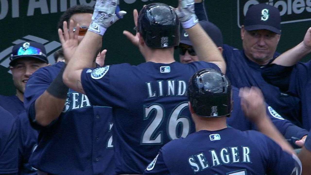 Big homer highlights Lind's recent upswing