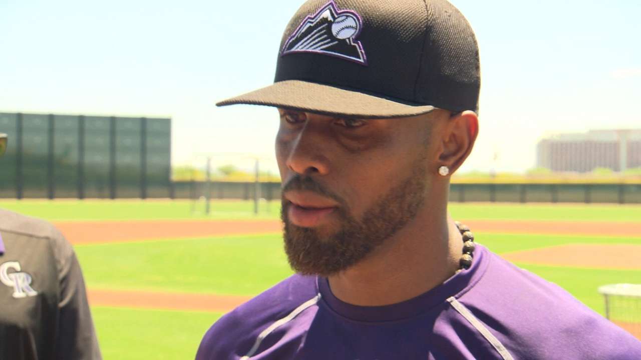 José Reyes contento de volver a entrenar con Rockies