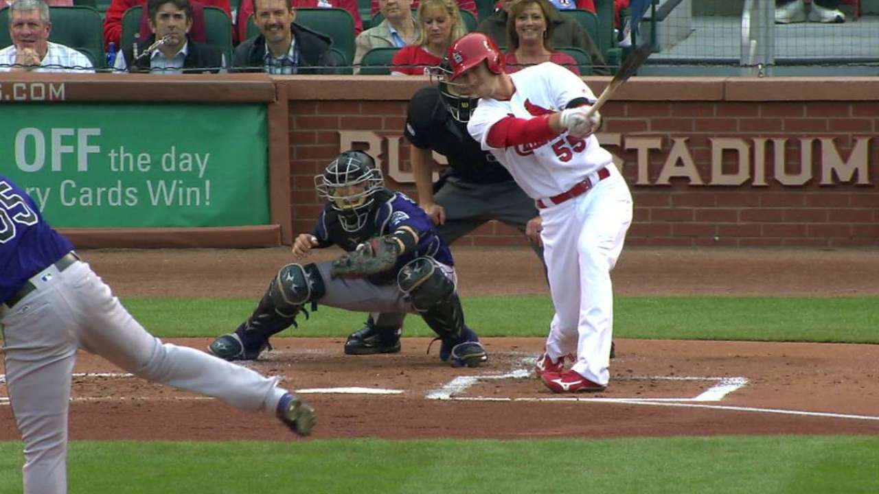 Piscotty's ground-rule double