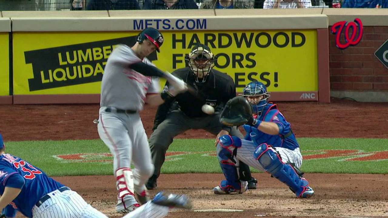 Harper hitless no more against Mets' Harvey
