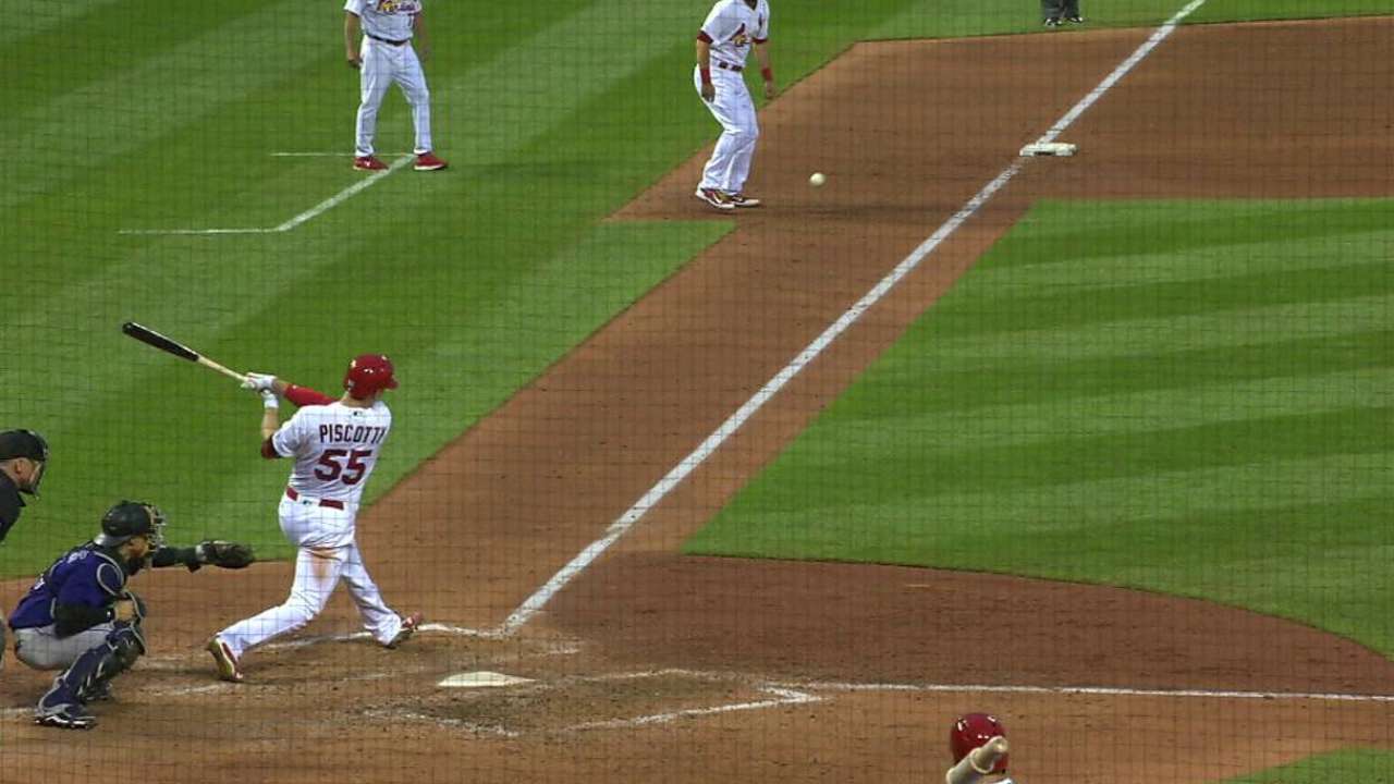 Piscotty's second RBI double