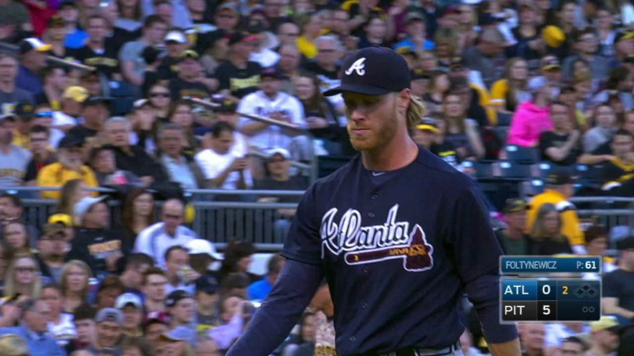 Braves' young arms experiencing growing pains