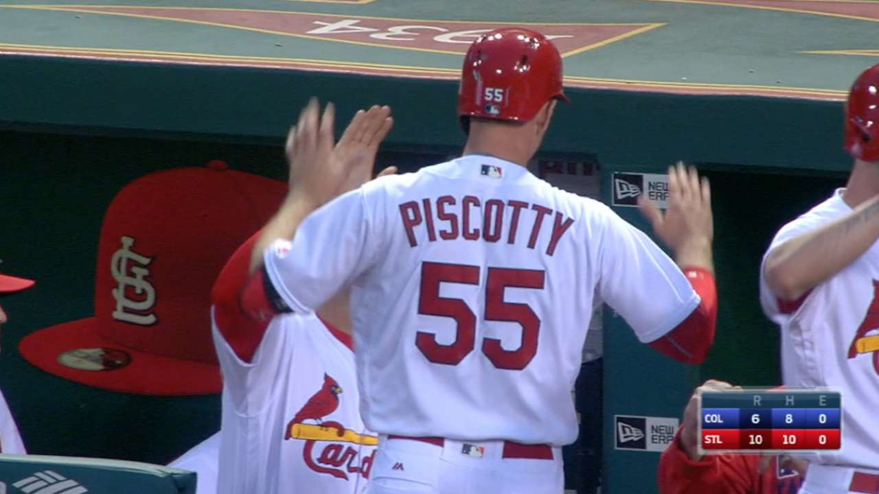 Piscotty cleans up in new-look lineup's debut