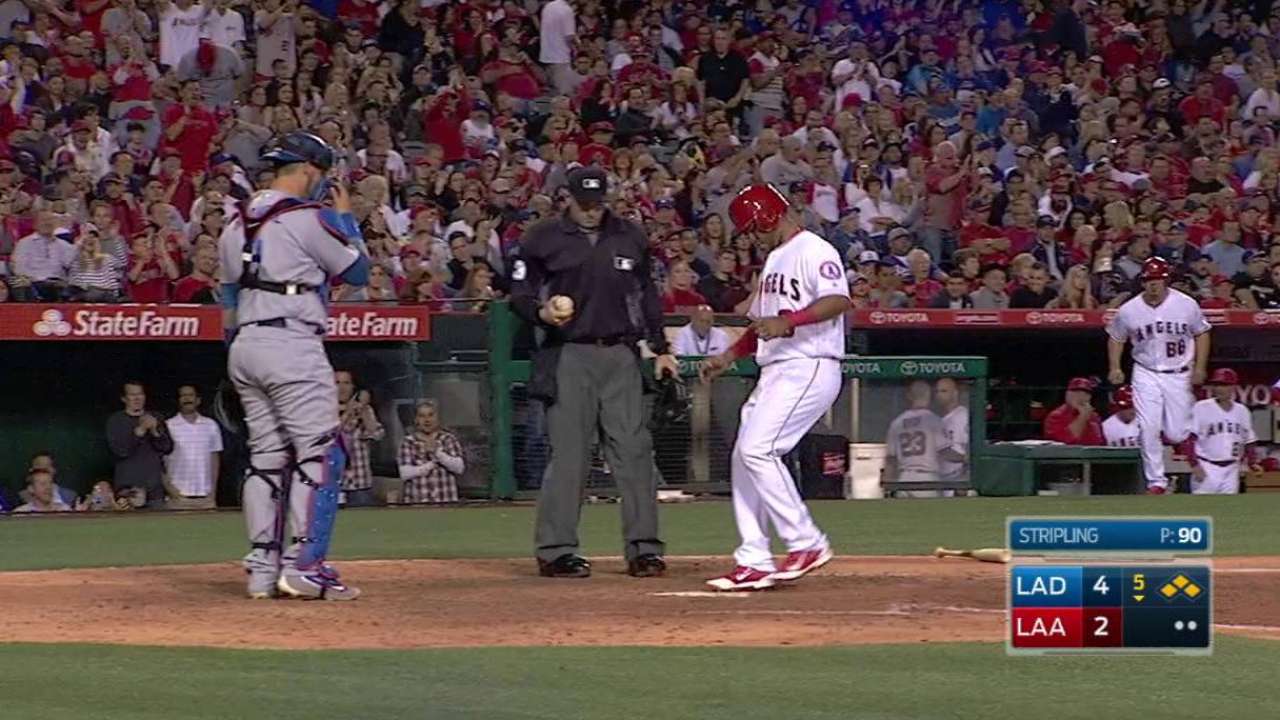 Cron gets hit with bases loaded