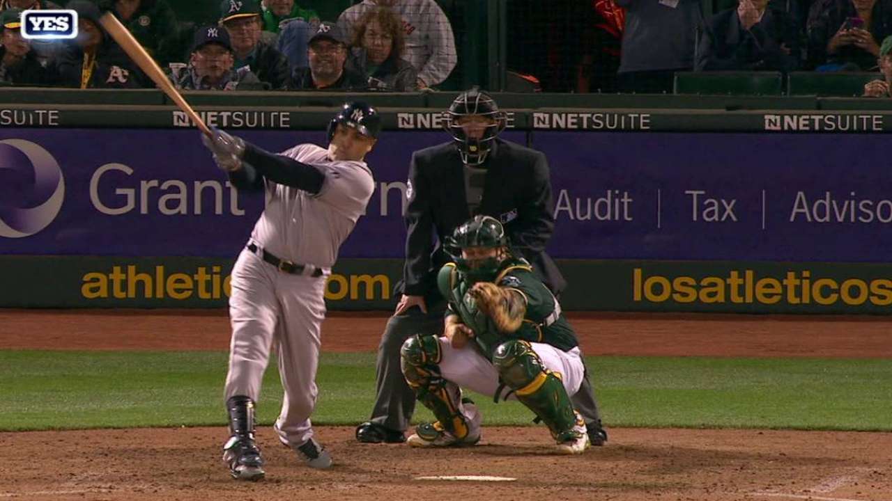 Nova, Yanks' bullpen halt A's win streak