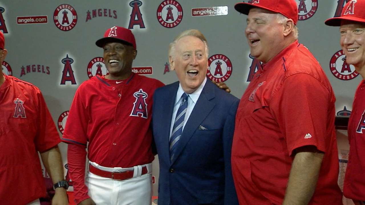Angels honor Vin Scully