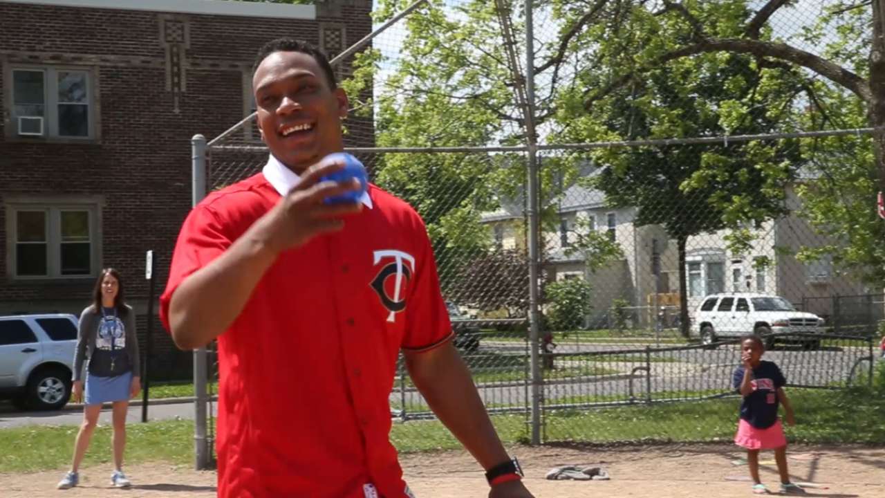 Twins make recess special for local students