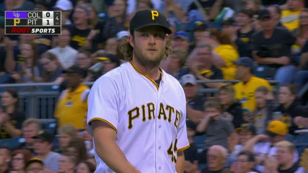 Cole strands the bases loaded