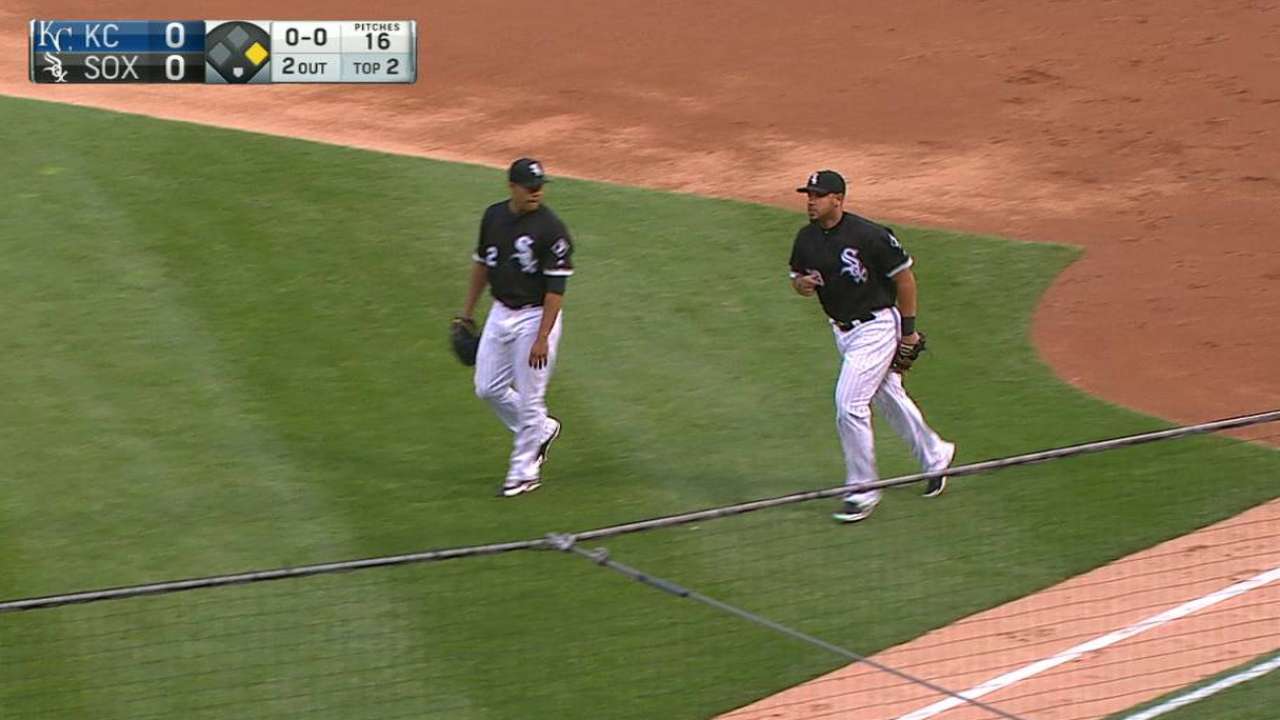 Abreu starts double play
