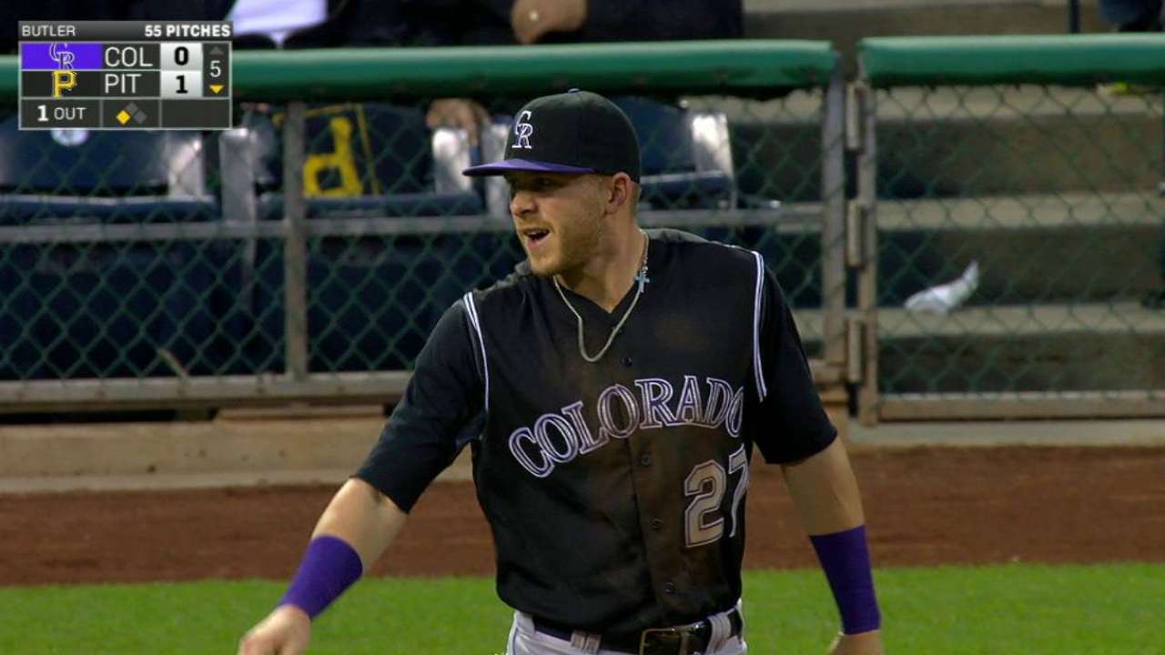 Story's great diving play