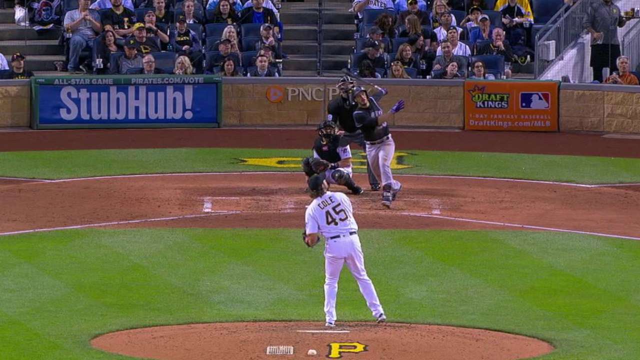 Rockies pleased with approach to Cole