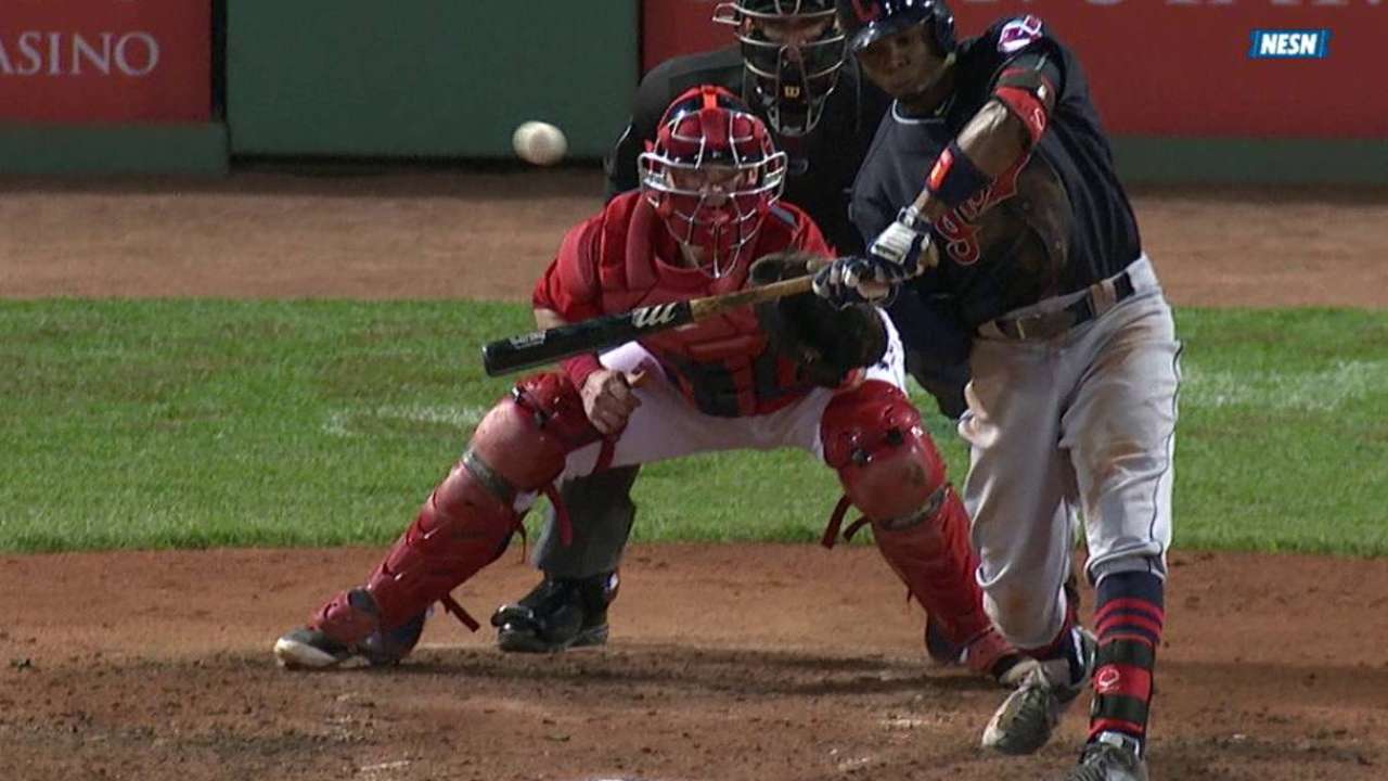 Davis hit on hand, but play ruled strikeout