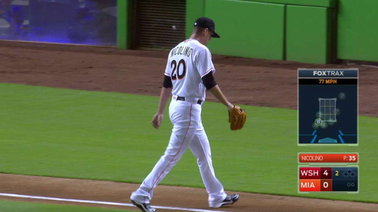 Nicolino strikes out Werth