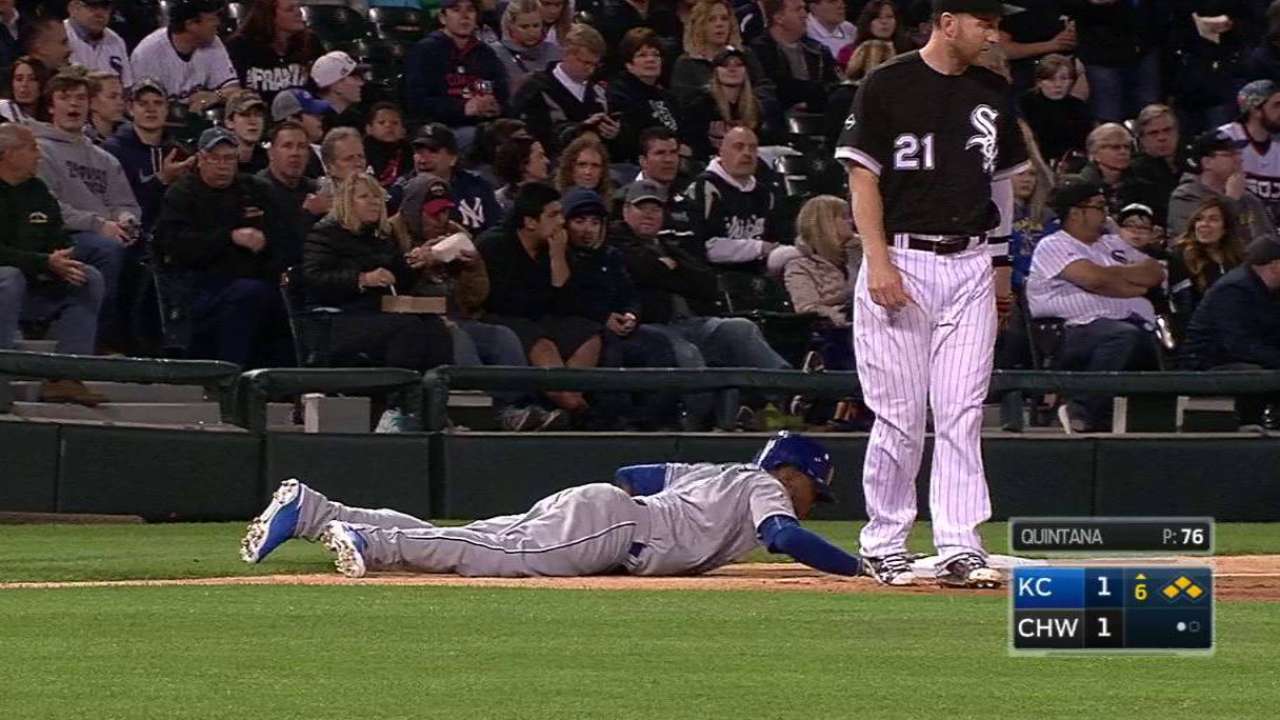 Royals rally with 3-run sixth to clip White Sox