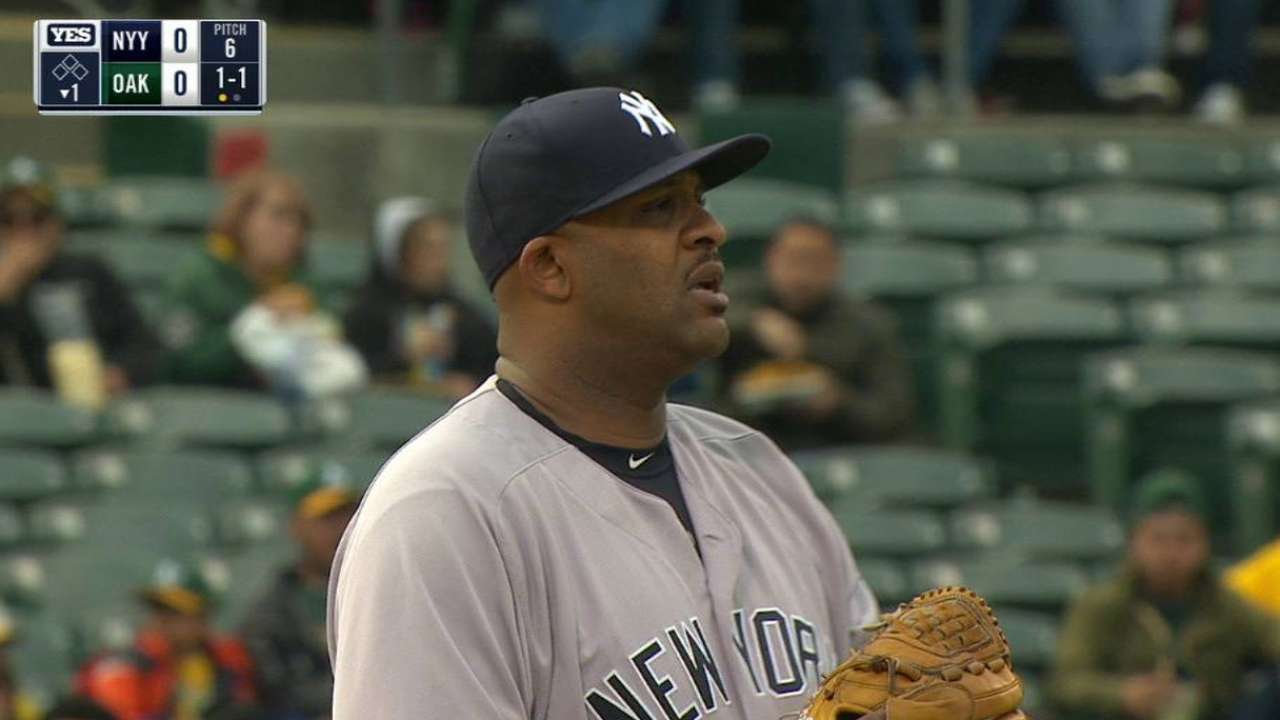 Sabathia strikes out Valencia