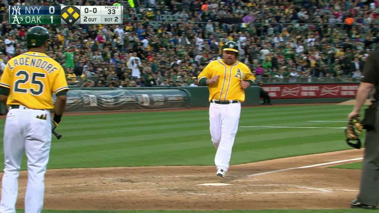Gray's short start, shaky D sink A's vs. Yanks