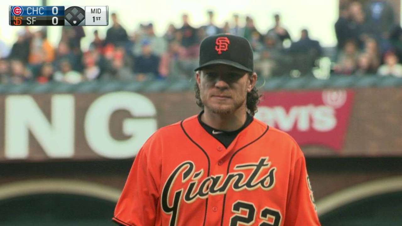 Giants don't plan to alter rotation order