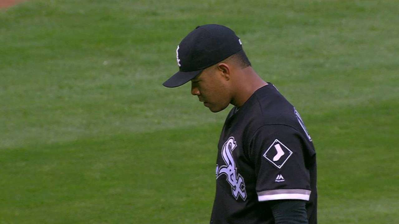 Quintana strikes out Hosmer