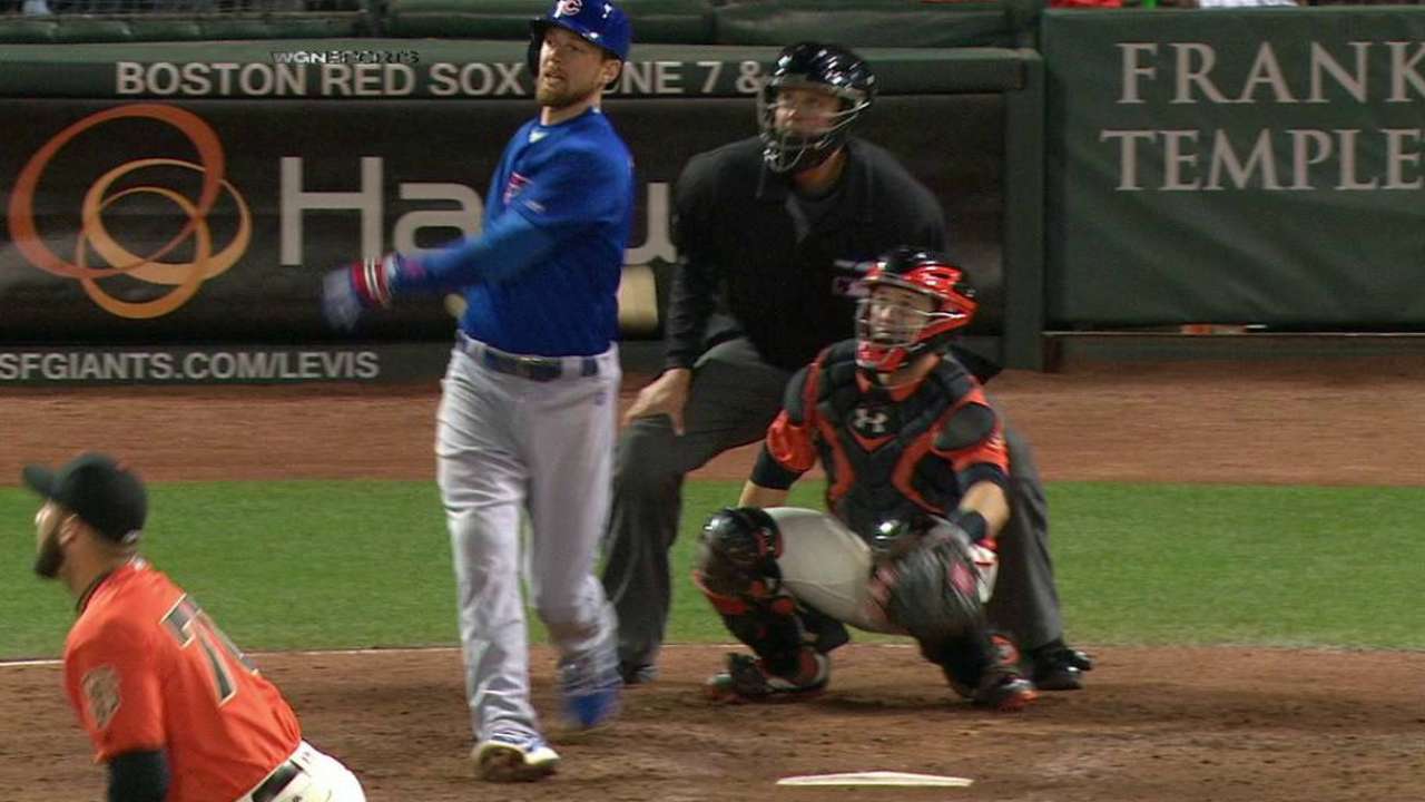Zobrist's splash-hit homer