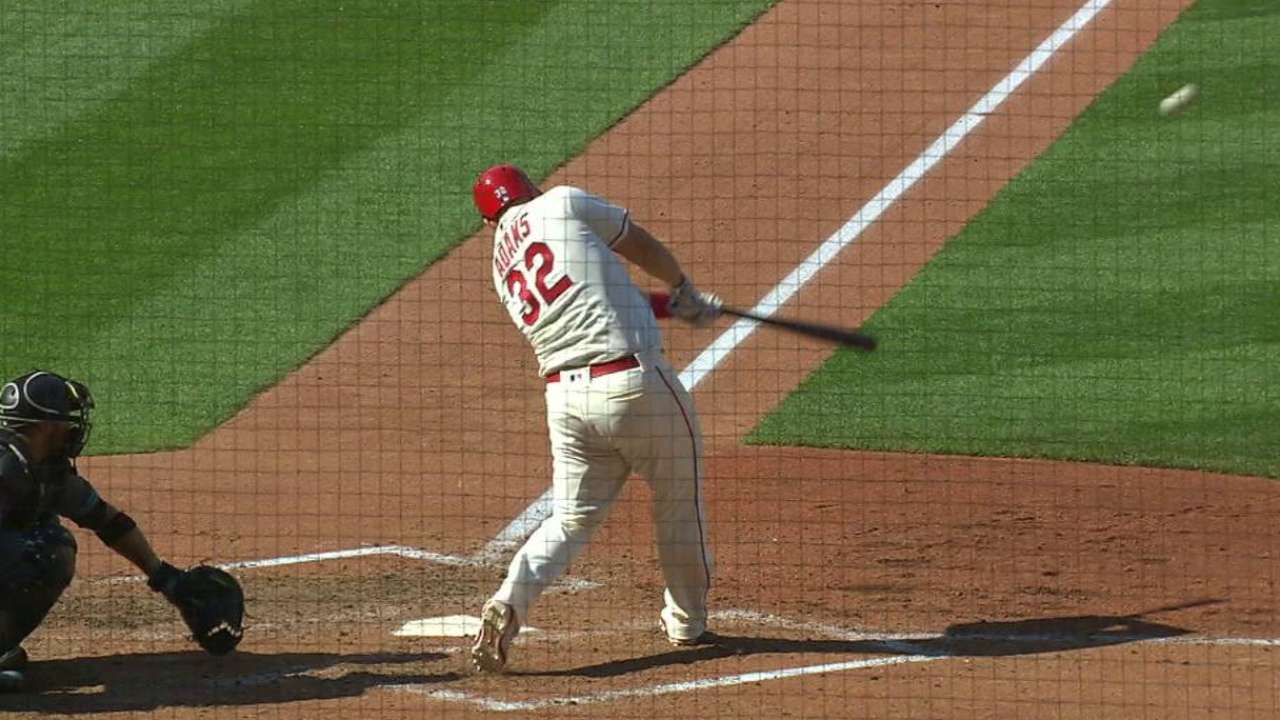 Adams goes deep