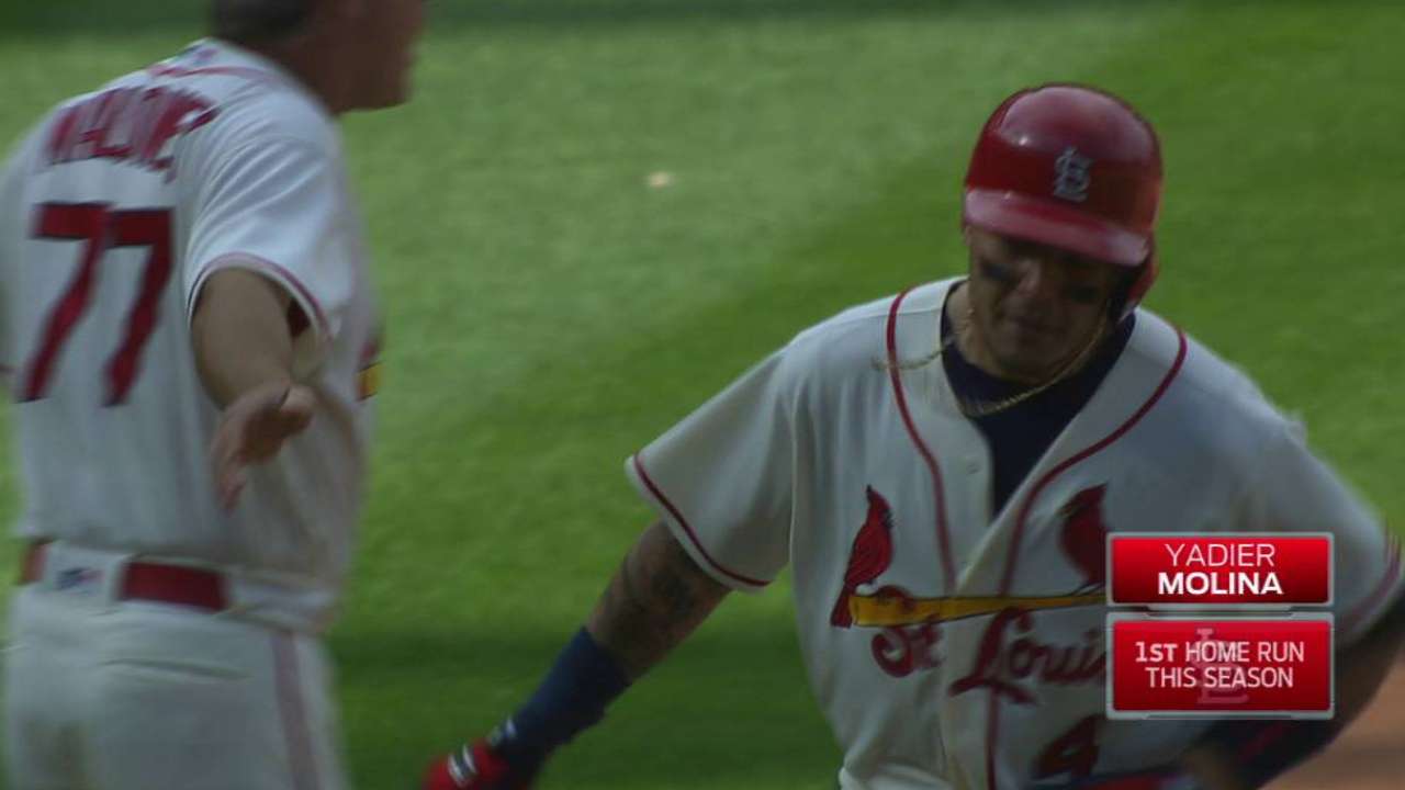 Molina's two-run blast