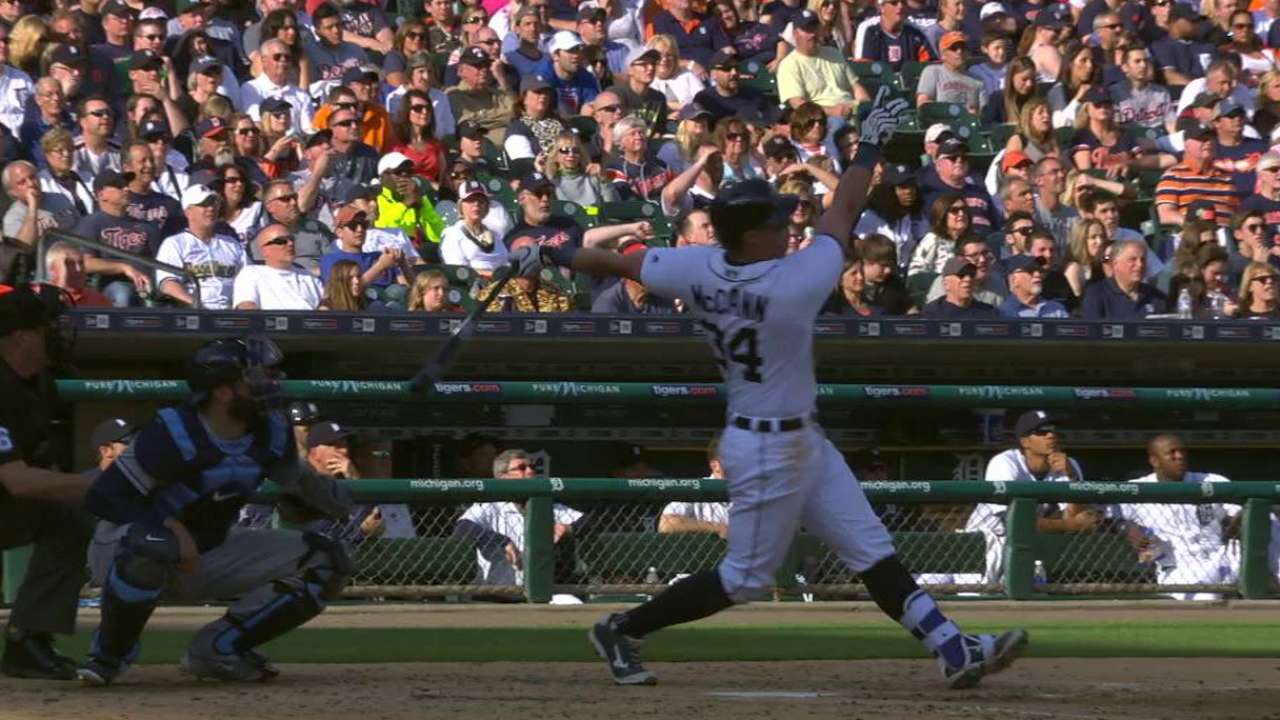 McCann launches a two-run homer