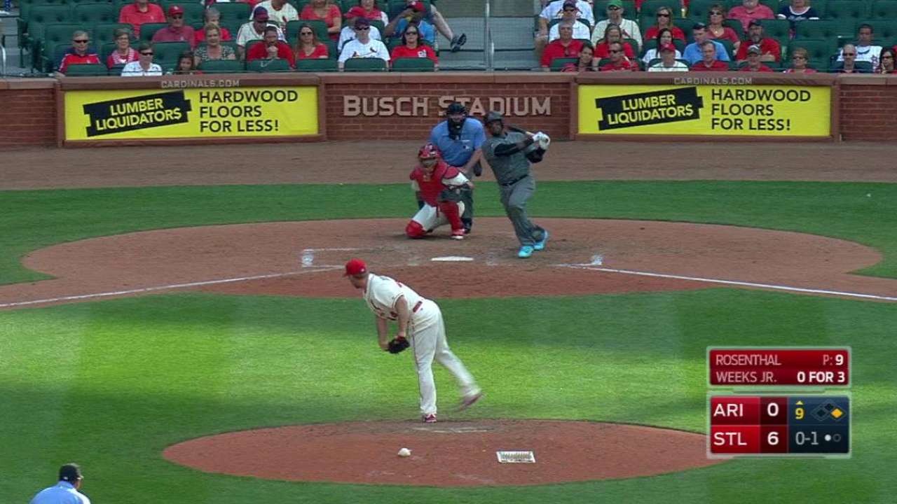 Weeks Jr.'s two-run homer