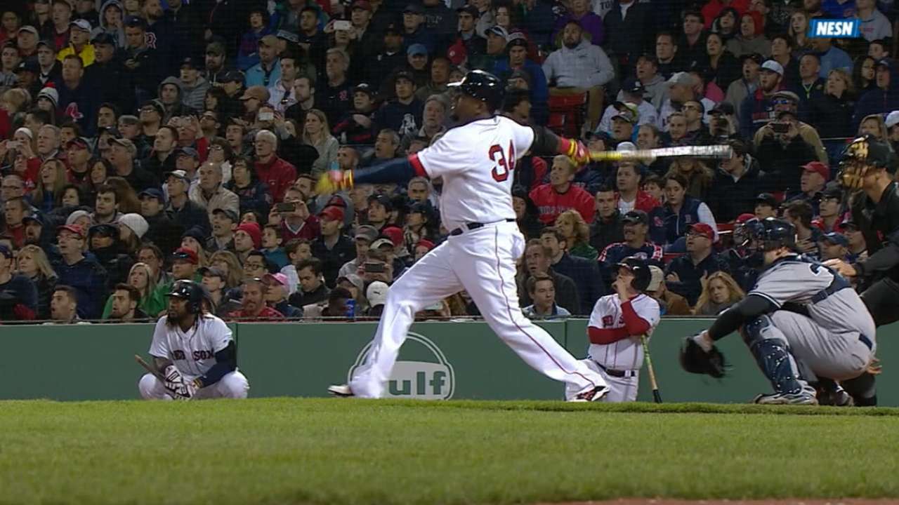 Red Sox homer in 21 straight