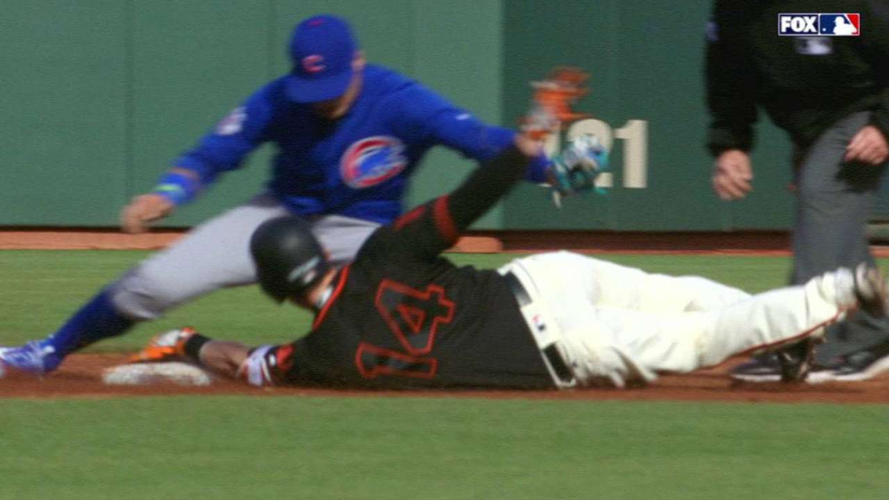 Brown's RBI single