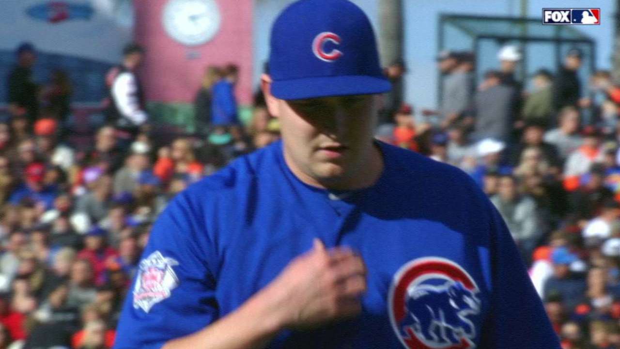 Cahill strikes out Blanco