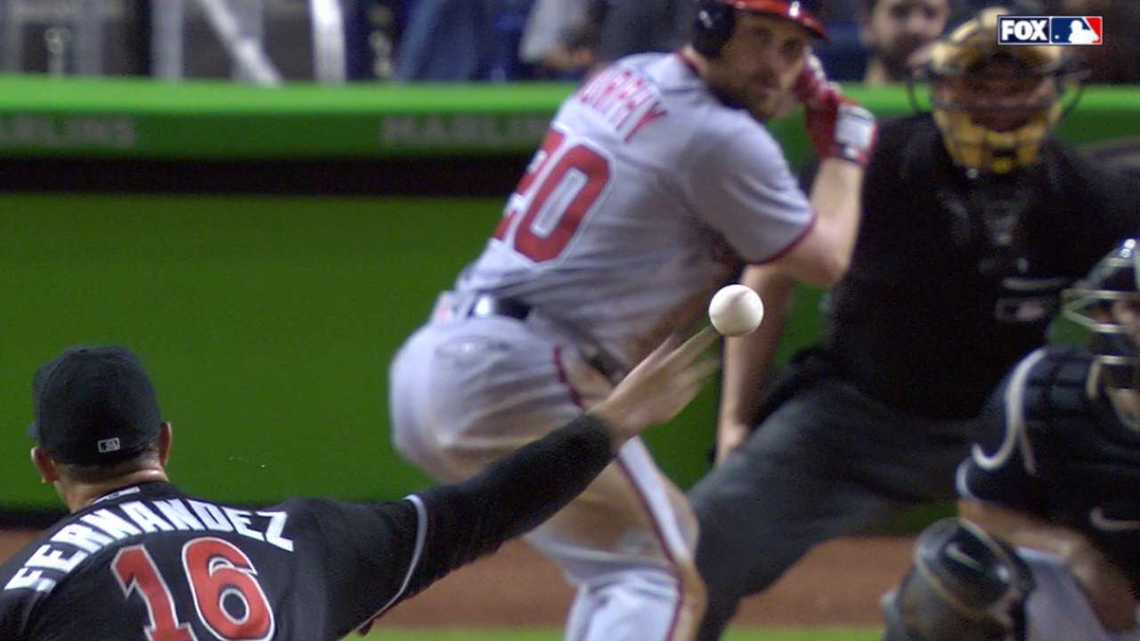 Fernandez calls Bour's decisive 2-run homer