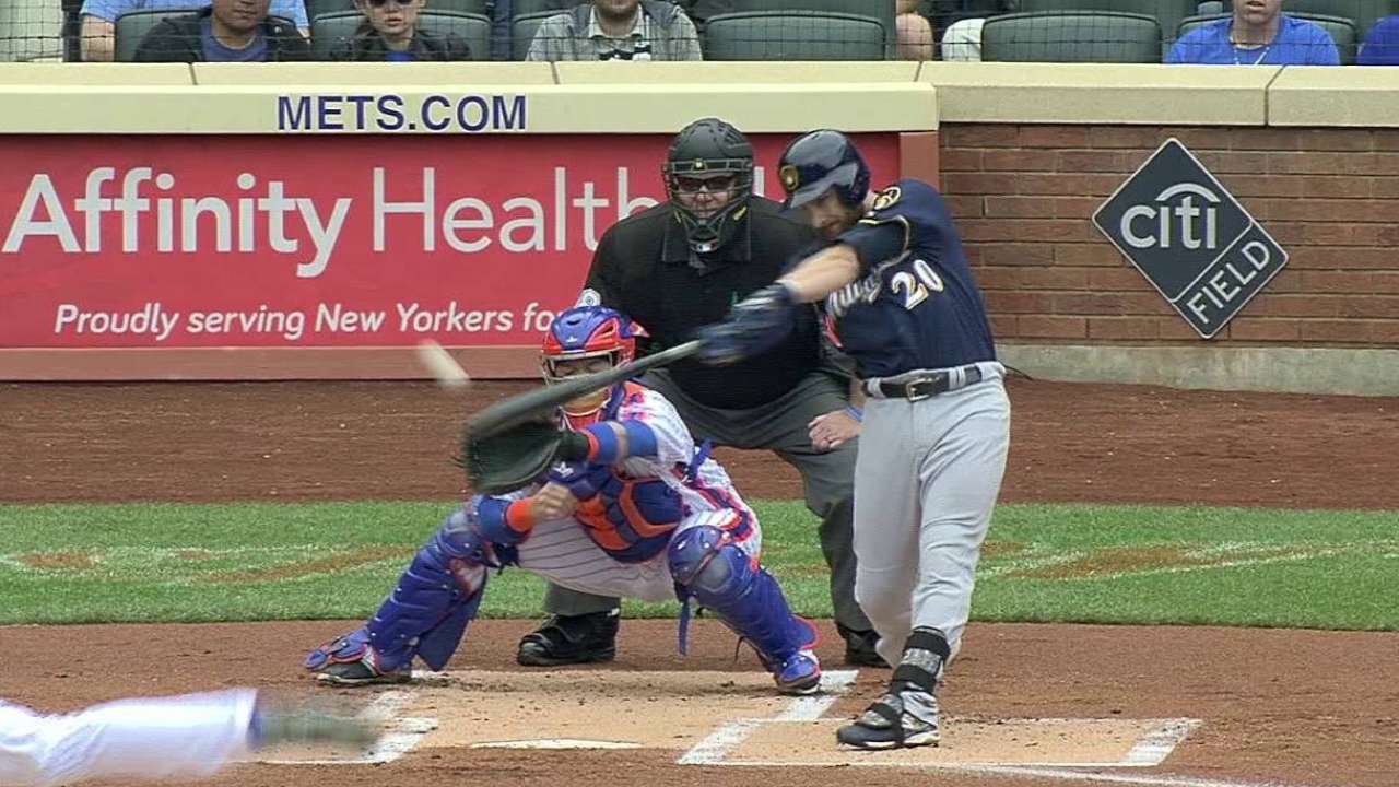 Lucroy's RBI single