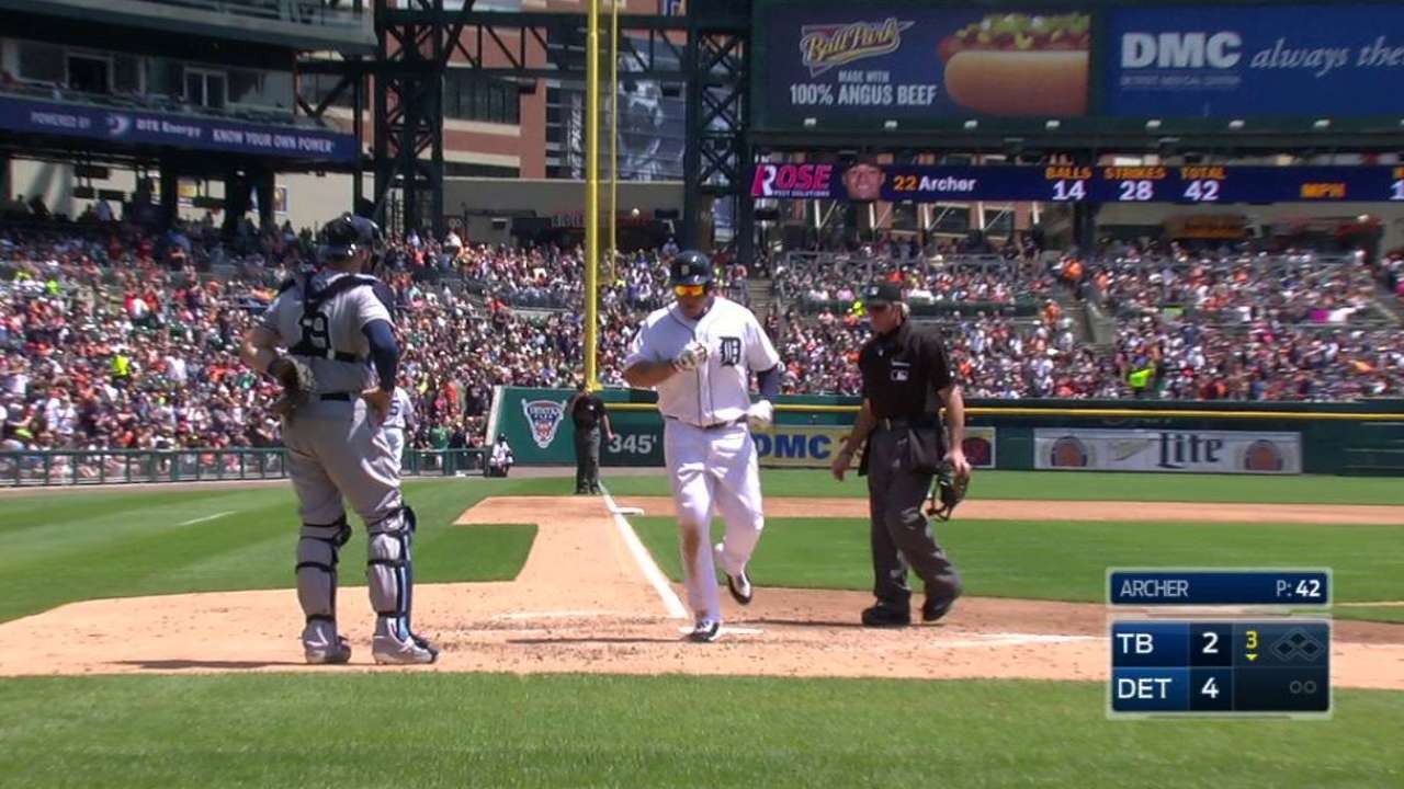 Tigers win series vs. Rays; Zimm, Miggy hurt