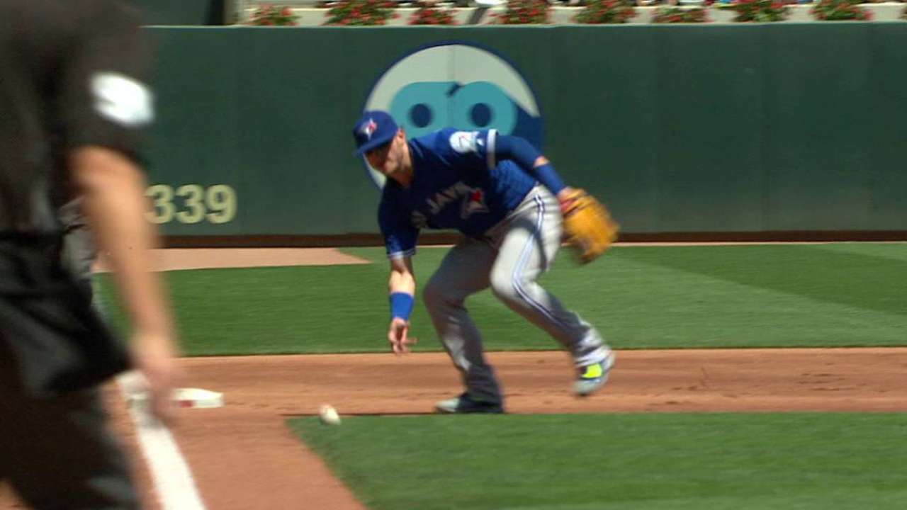 Donaldson's barehanded play