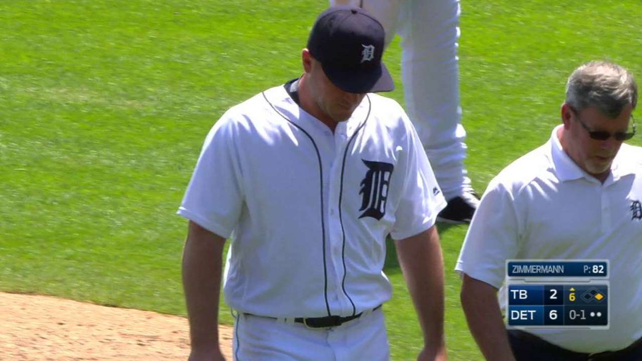 Zimmermann's status to be known by Sunday