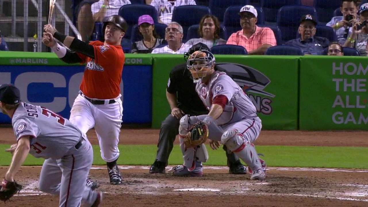 Bour's two-run moonshot