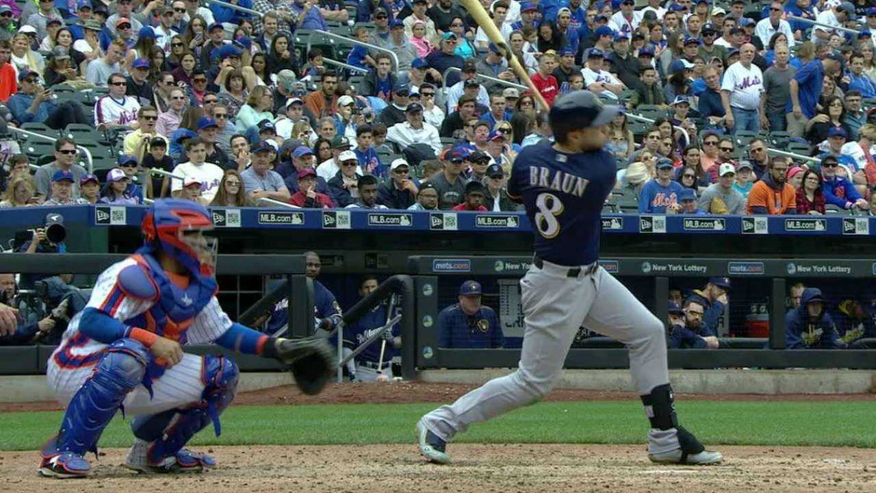Braun's back tested right away in return to lineup