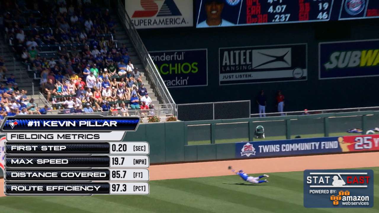 Statcast: Pillar's diving catch