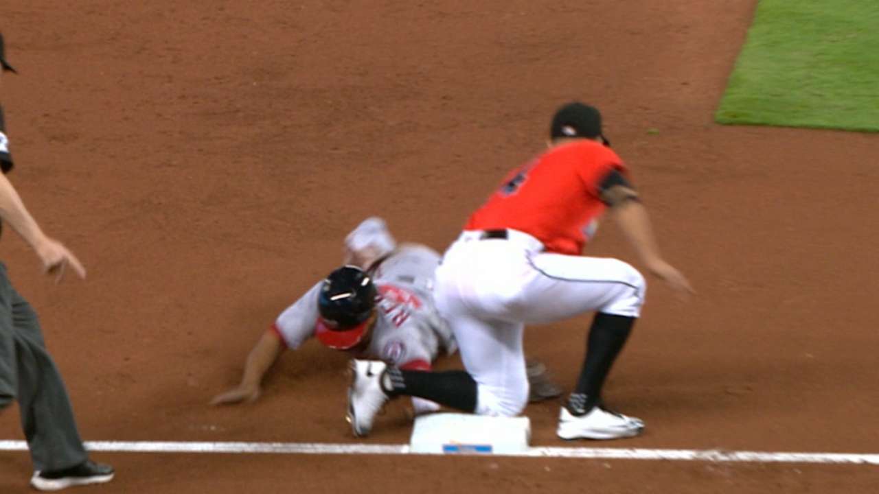 Revere stuffs stat sheet to spark Nationals