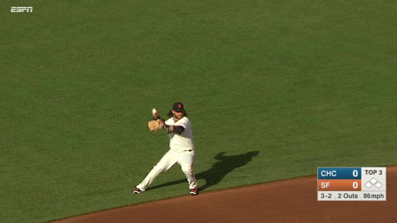 Crawford's strong throw