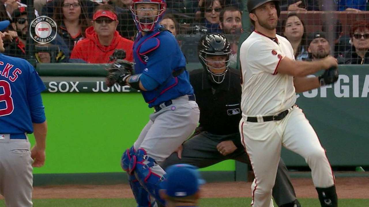 Bumgarner's RBI double
