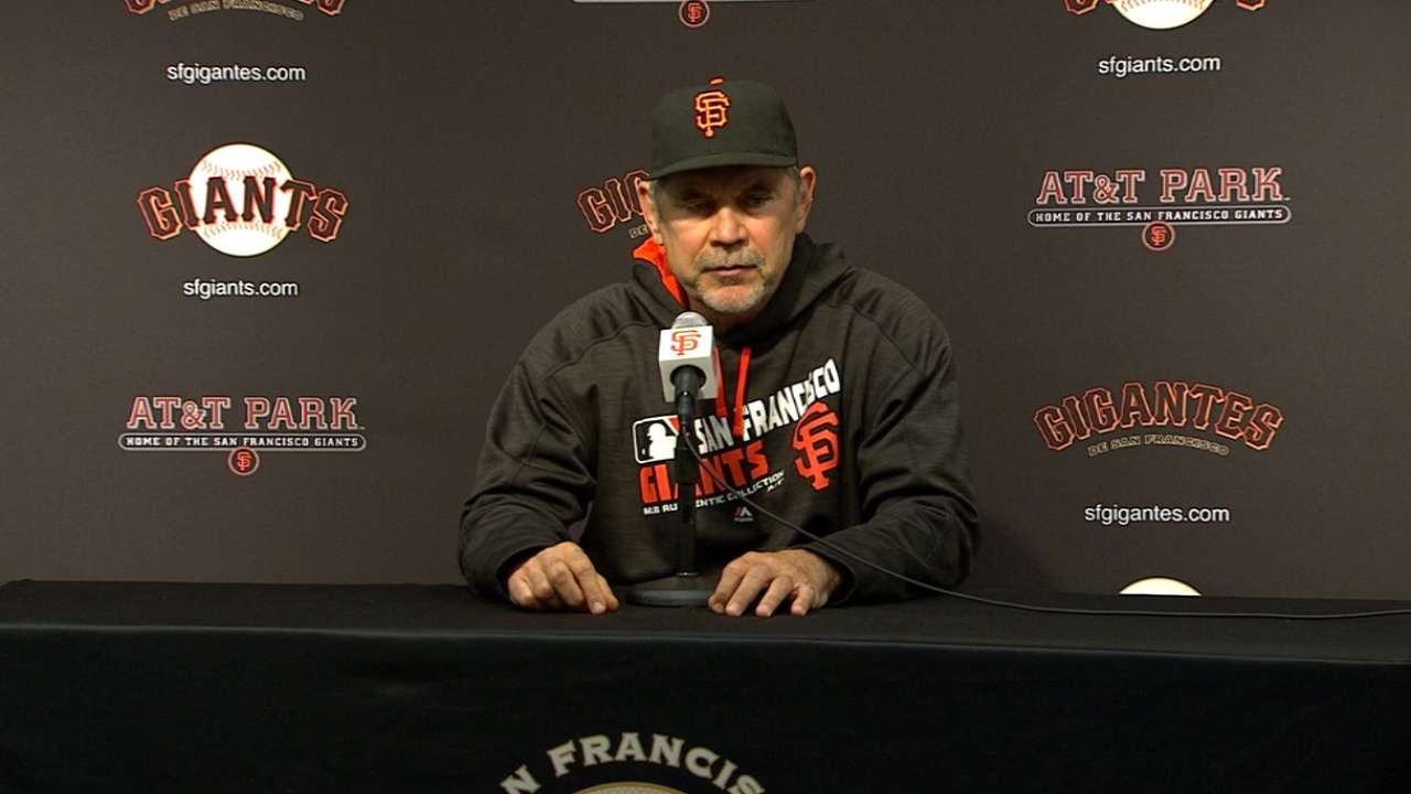 Bochy on 1-0 win