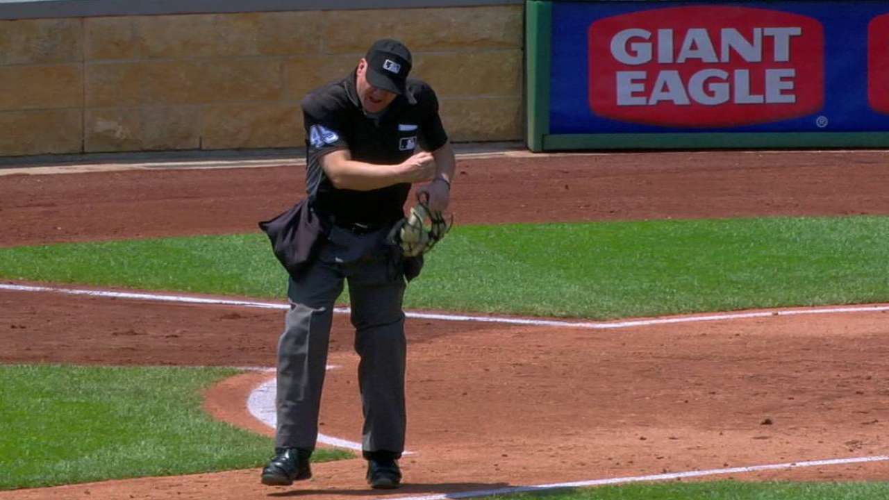 Crew chief Nelson exits due to debris in eye
