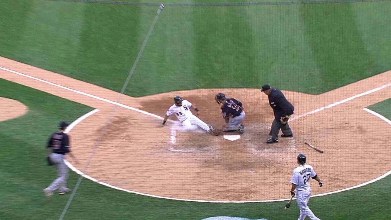 Martinez turns a double play