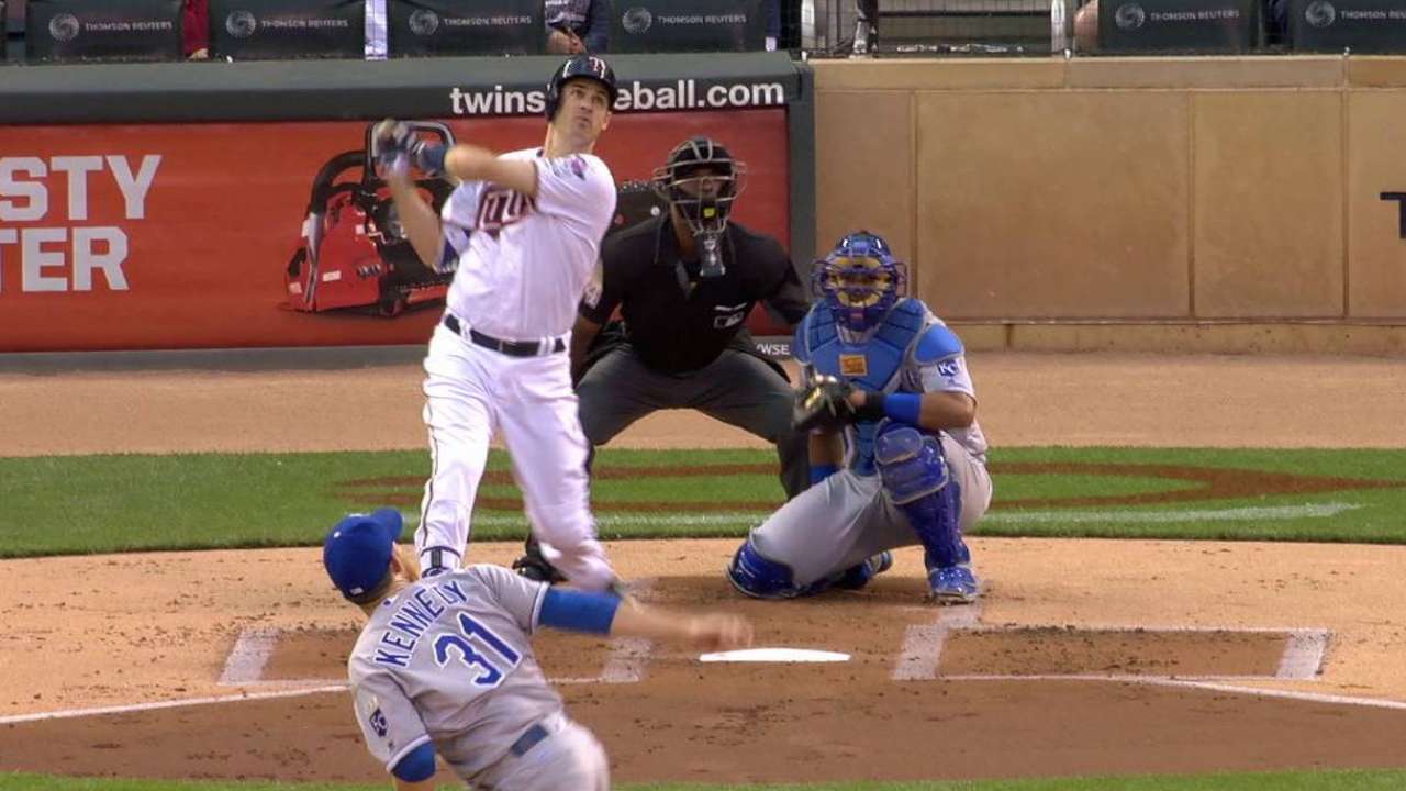 Mauer's solo home run