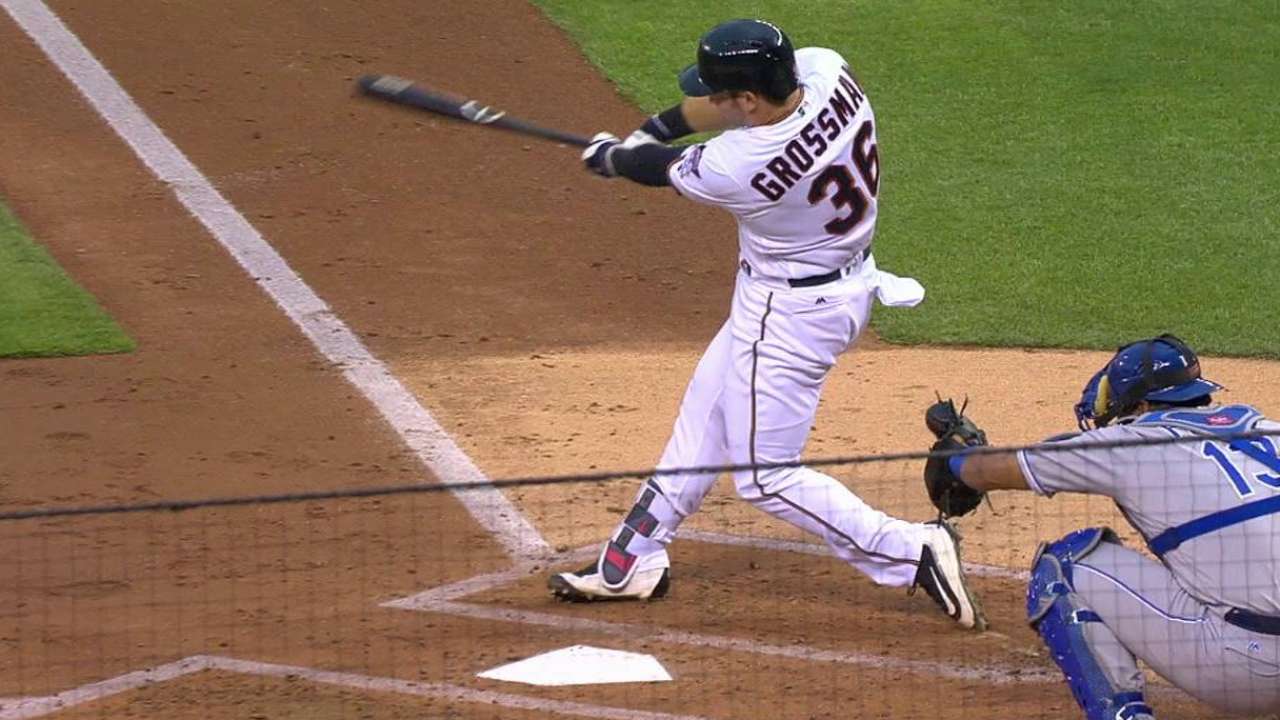 Grossman's RBI single